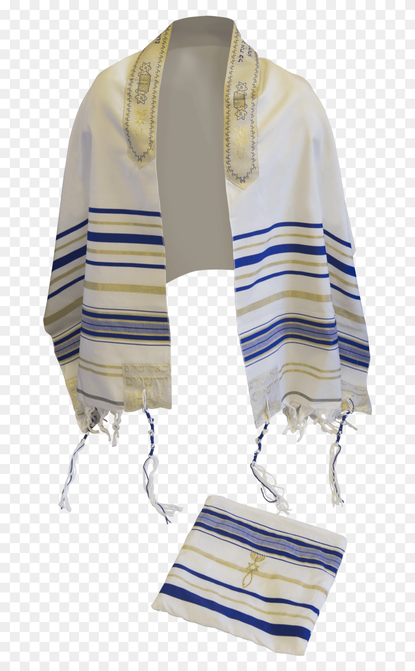 668x1299 Messianic Prayer Shawl W Matching Bag, Clothing, Apparel, Scarf HD PNG Download