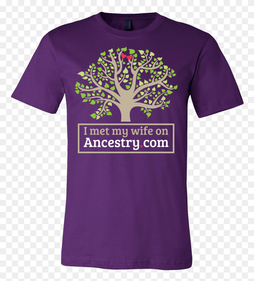 899x1001 Met My Wife On Ancestry, Clothing, Apparel, T-shirt HD PNG Download