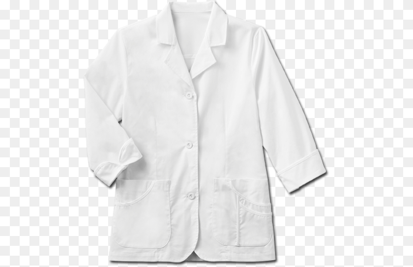 502x543 Meta Sleeve Stretch Lab Coat For Women, Clothing, Lab Coat, Shirt, Long Sleeve Transparent PNG