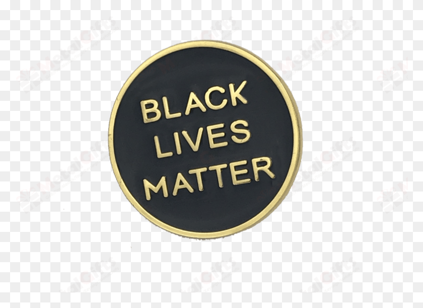 784x554 Metal Badge Black Lives Matter Gold Metal Pin Label, Text, Word, Alphabet HD PNG Download
