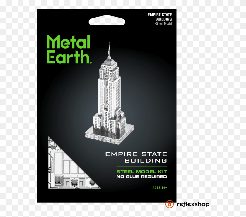 590x682 Metal Earth Empire State Building Skyscraper, High Rise, City, Urban HD PNG Download
