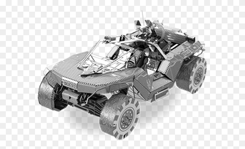 585x449 Металлическая Земля Halo Unsc Warthog 3D Diy Наборы Металлических Моделей Масштабная Модель, Багги, Транспортное Средство, Транспорт Hd Png Скачать