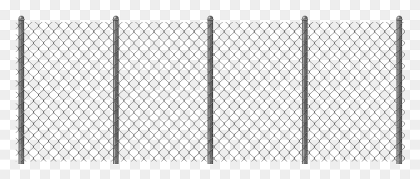 1002x385 Metal Fence New Fence Clipart Metal Fence Pencil And Chain Link Fence, Grille, Steel, Pattern HD PNG Download