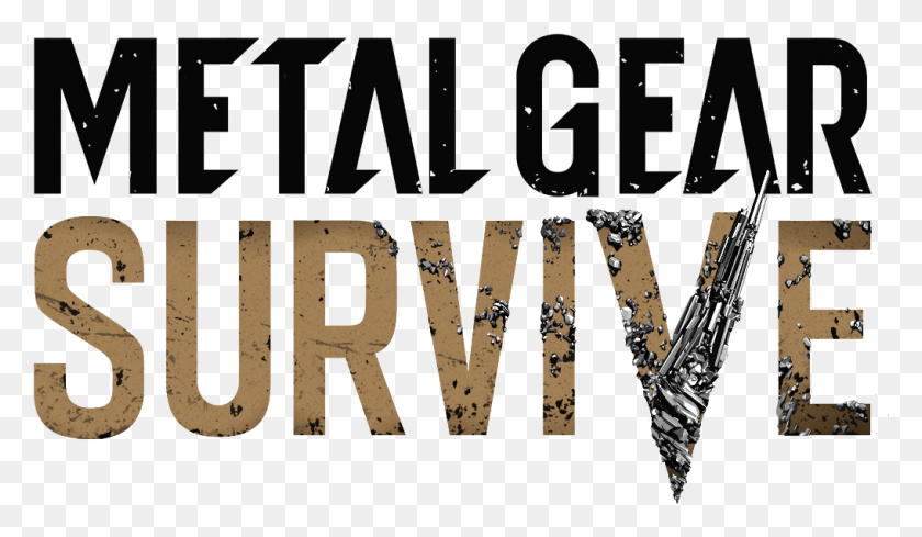 1017x560 Descargar Png Metal Gear Metal Gear Survive Metal Gear Solid V Metal Gear Survive Logo, Word, Texto, Alfabeto Hd Png