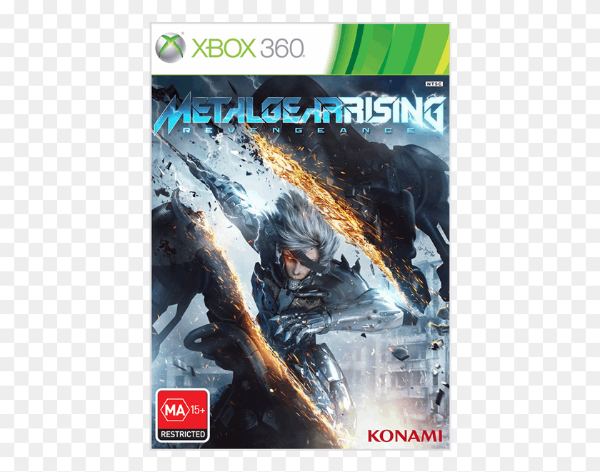424x601 Metal Gear Rising Metal Gear Rising, Плакат, Реклама, Человек Hd Png Скачать
