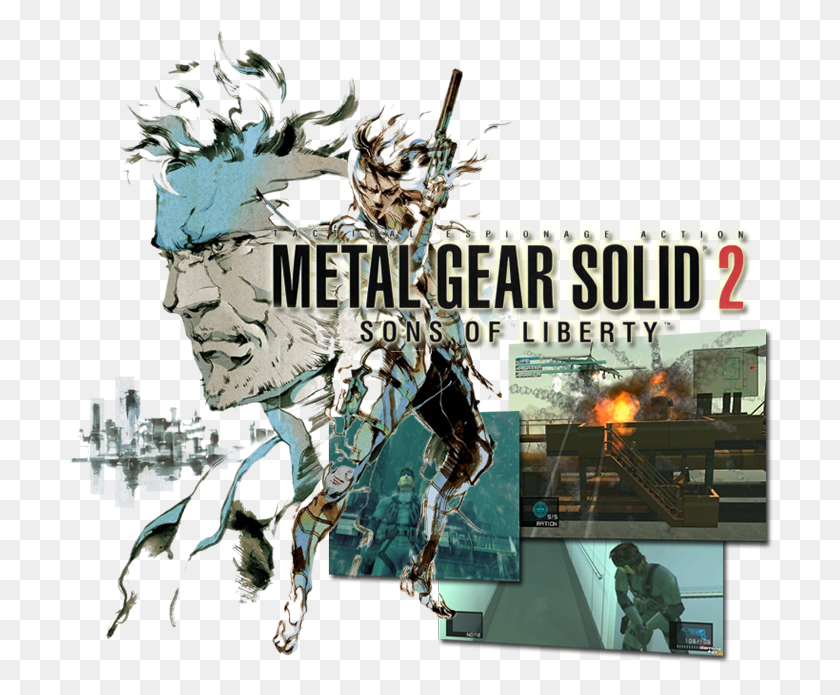 706x635 Metal Gear Solid Metal Gear Solid 2 Art, Человек, Человек, Лошадь Hd Png Скачать