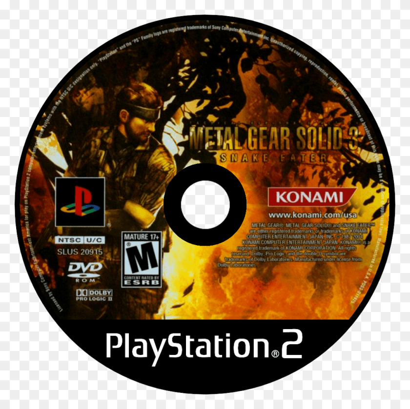 1000x1000 Metal Gear Solid Metal Gear Solid 3 Disc, Disk, Dvd, Person HD PNG Download