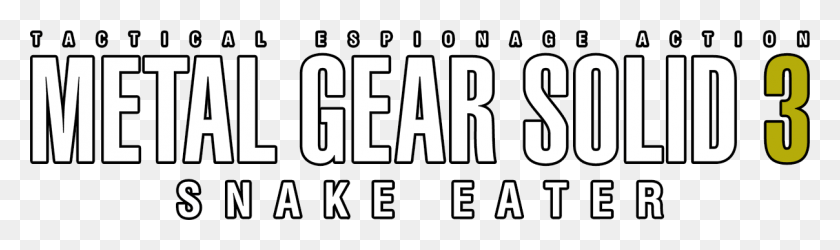 1208x295 Descargar Png Metal Gear Solid Metal Gear Solid 3 Snake Eater Logo, Texto, Vehículo, Transporte Hd Png