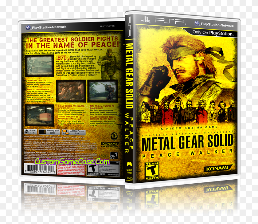 730x667 Metal Gear Solid Peace Walker Metal Gear Solid, Advertisement, Poster, Flyer HD PNG Download