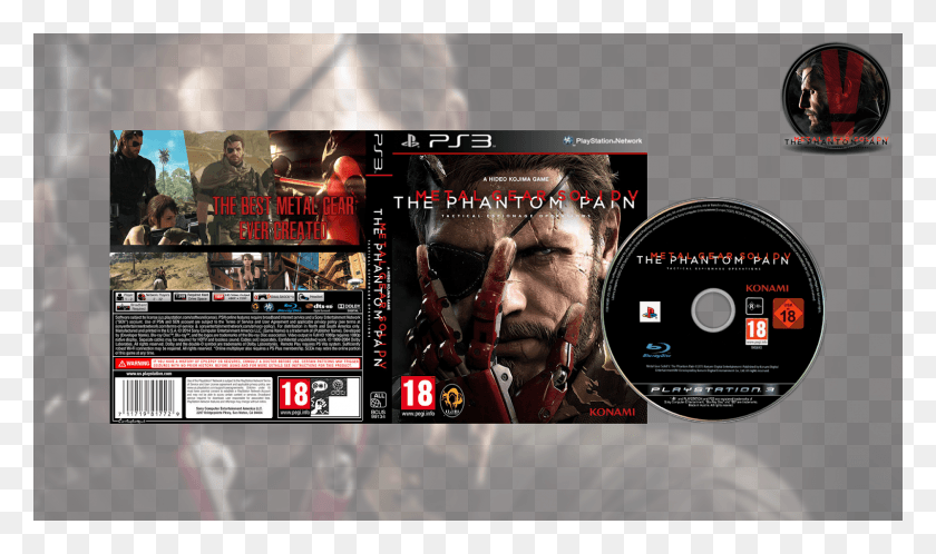 1600x900 Descargar Png Metal Gear Solid V The Phantom Pain, Persona, Humano, Disco Hd Png