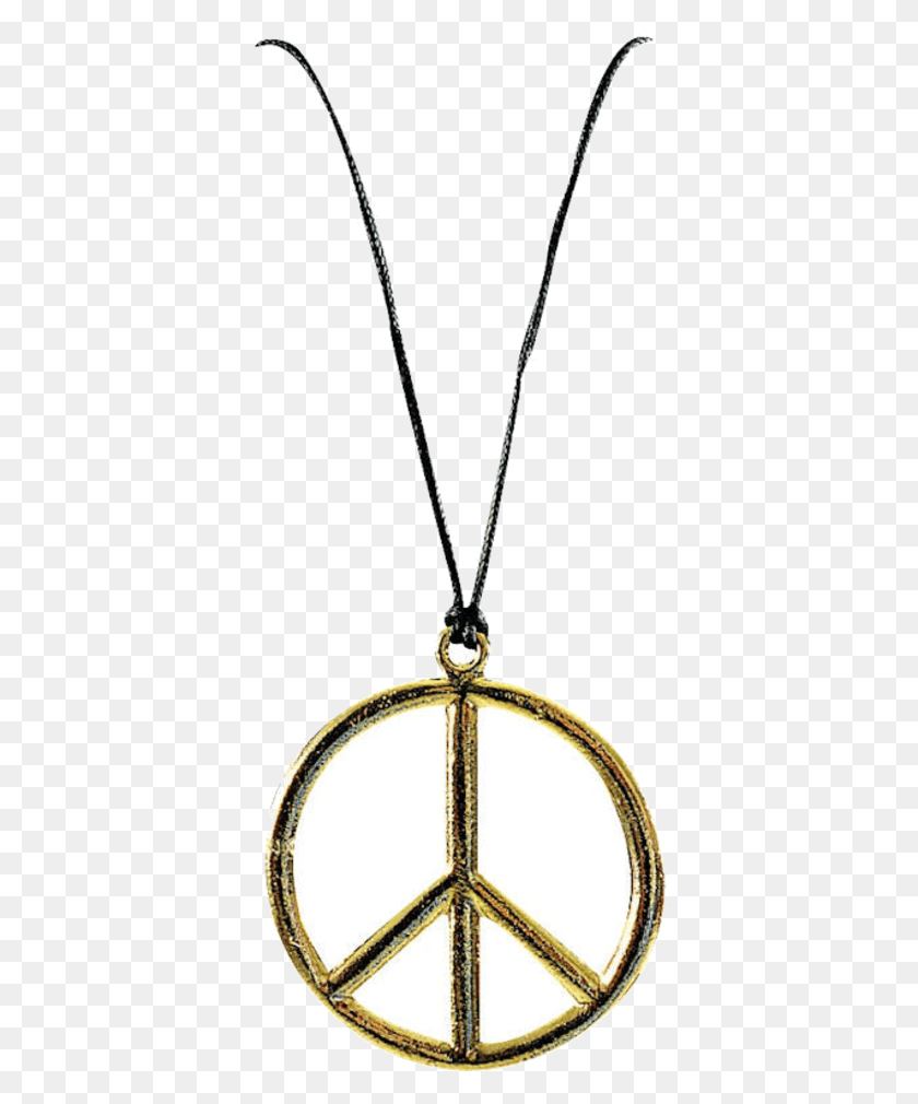 383x950 Metal Peace Necklace Jokers Peace Symbol Tattoo Small, Pendant, Jewelry, Accessories HD PNG Download