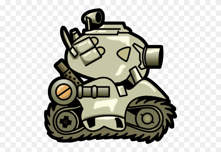 508x517 Descargar Png / Metal Slug Metal Slug Tank, Robot Hd Png