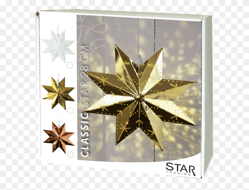 601x584 Metal Star Classic Julestjerne Metall Med Lys, Symbol, Star Symbol, Leaf HD PNG Download