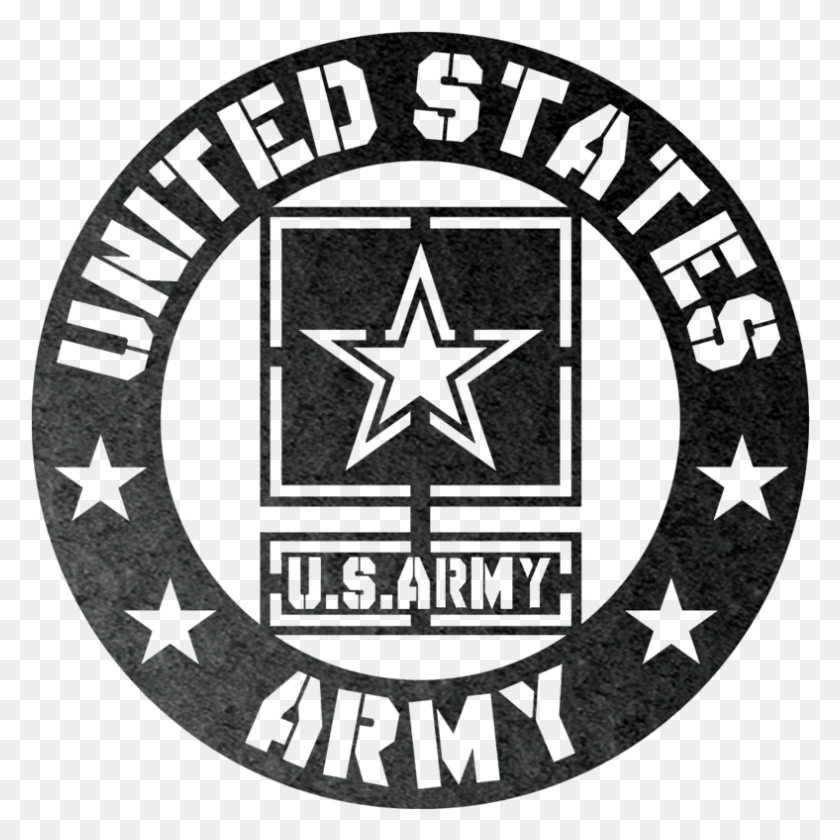 788x788 Metal Wall Art Lakewood Us Army, Symbol, Rug, Logo HD PNG Download