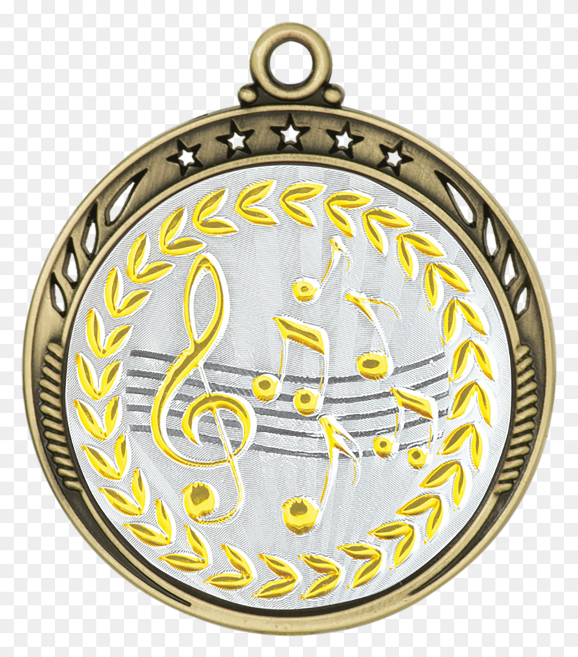 1457x1673 Металлическая Музыкальная Медаль Медальон, Кулон, Ювелирные Изделия, Аксессуары Hd Png Скачать