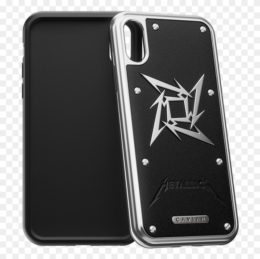 710x777 Descargar Png Metallica Iphone X Case Titanium Iphone X Case, Teléfono Móvil, Electrónica Hd Png