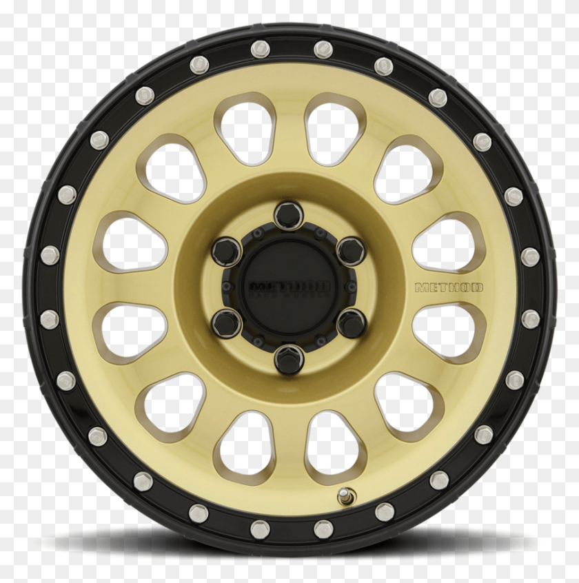 843x850 Method Race Wheels 315 Gold, Wheel, Machine, Tire HD PNG Download