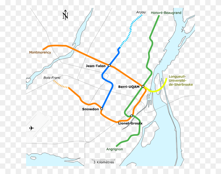642x600 Descargar Png Metro Montreal Mapa Proyectos Montreal Línea Rosa Mapa, Parcela, Arco, Diagrama Hd Png