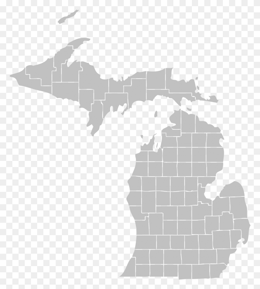 992x1112 Mapa Del Área Metropolitana De Michigan Mapa Azul, Parcela, Persona, Humano Hd Png
