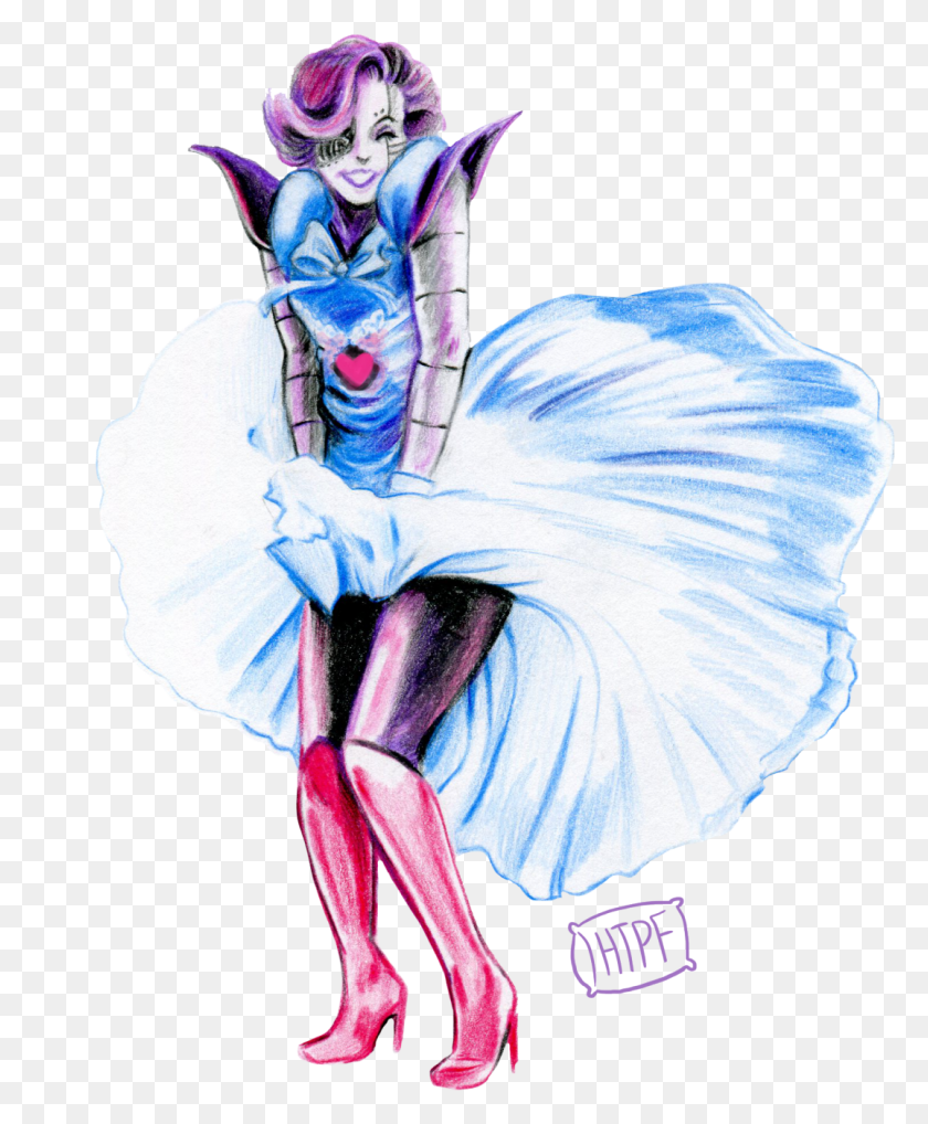 1075x1321 Mettaton In A Dress, Person, Human, Dance HD PNG Download