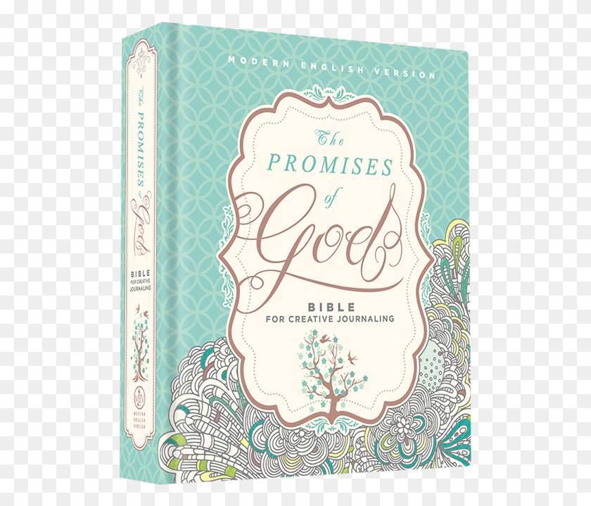 501x659 Mev The Promises Of God Creative Journaling Bible Promises Of God Journaling Bible, Text, Pattern, Book HD PNG Download
