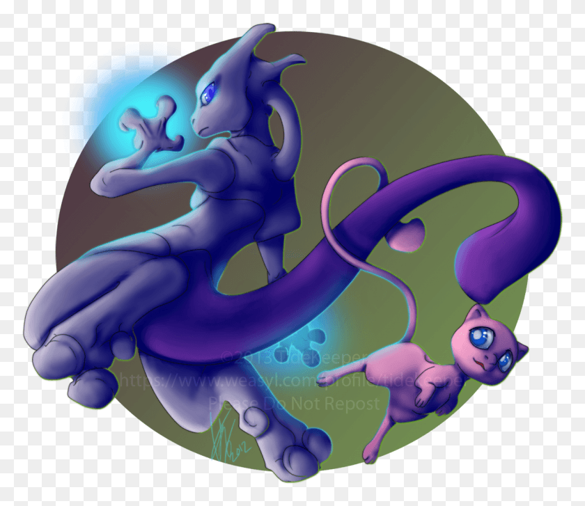 1116x955 Mewtwo And Mew Cartoon, Toy, Dragon, Purple HD PNG Download