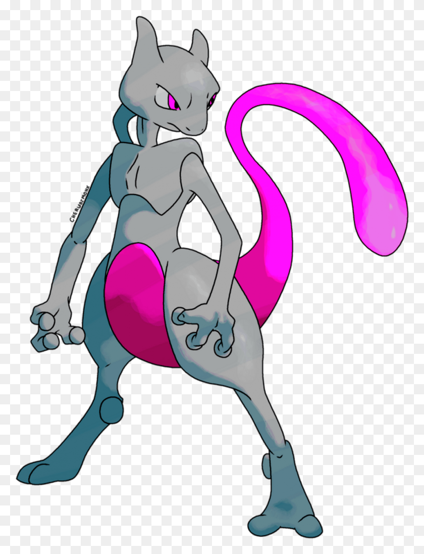 956x1270 Mewtwo Sticker Pokemon Mewtwo Shiny, Graphics, Alien HD PNG Download