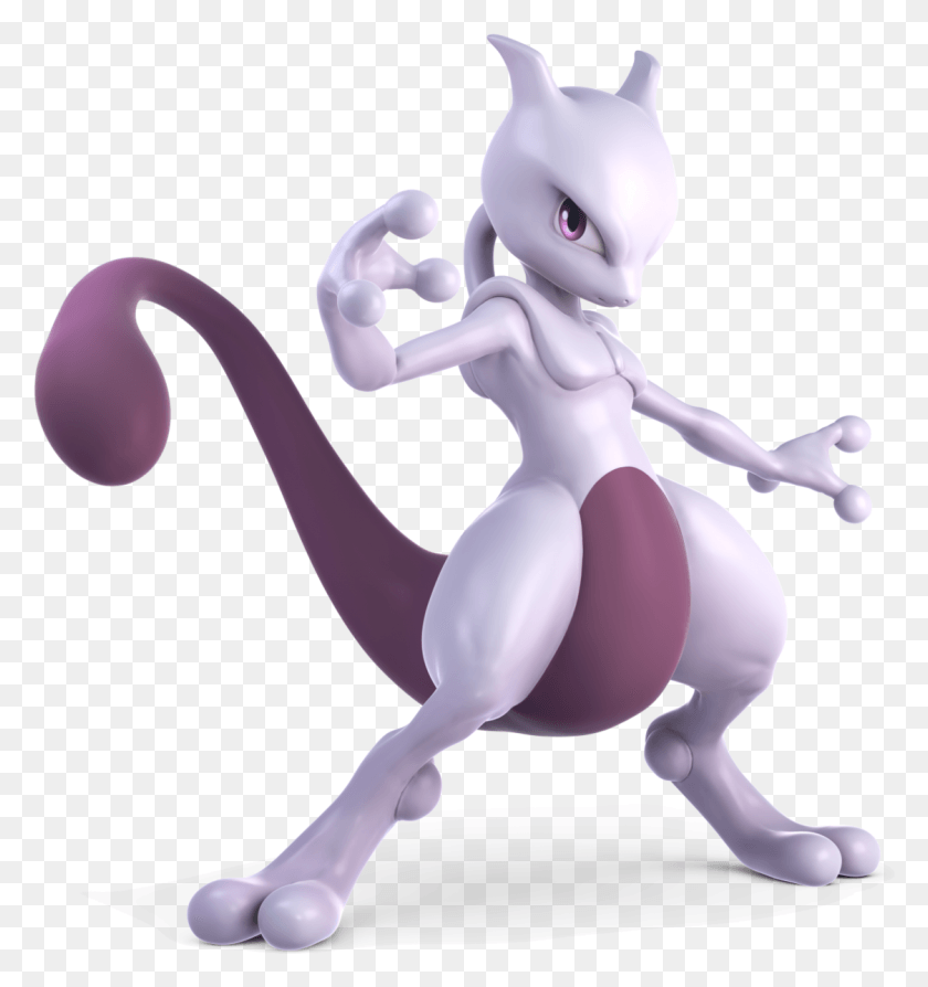 1123x1201 Mewtwo Super Smash Bros Ultimate Mewtwo, Toy, Alien, Animal HD PNG Download