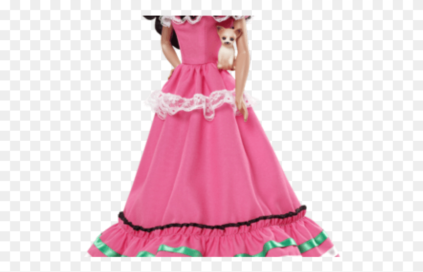 516x481 Muñeca Barbie Mexicana, Juguete, Figurilla, Vestido De Novia Hd Png