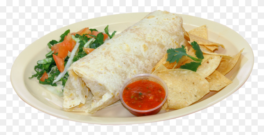 980x466 Mexican Burrito Plate Burrito Plate, Food, Sandwich, Bread HD PNG Download