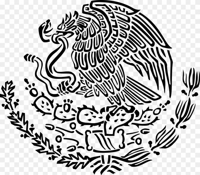 Mexican Flag Drawings Appytrucksandskulls, Gray Sticker PNG
