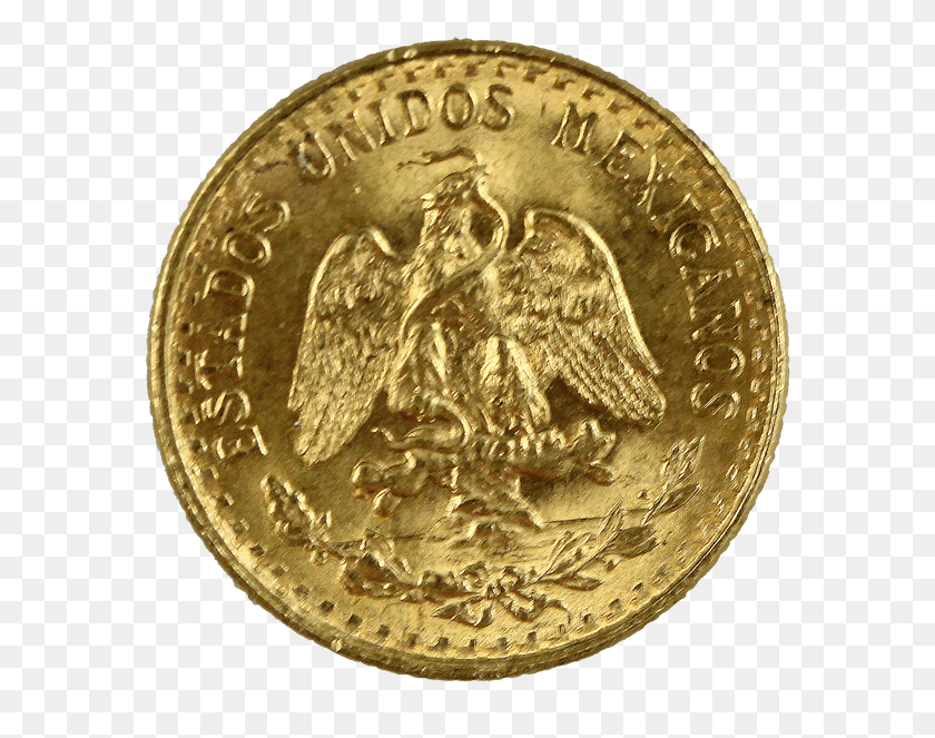 584x603 Мексиканская Золотая Монета, Деньги, Никель Hd Png Скачать