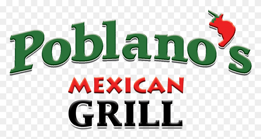 1778x883 Mexican Grill Poblano39s Mexican Grill Logo, Text, Alphabet, Vegetation HD PNG Download
