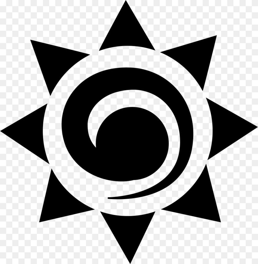 Mexican Sun Symbol, Star Symbol, Logo PNG