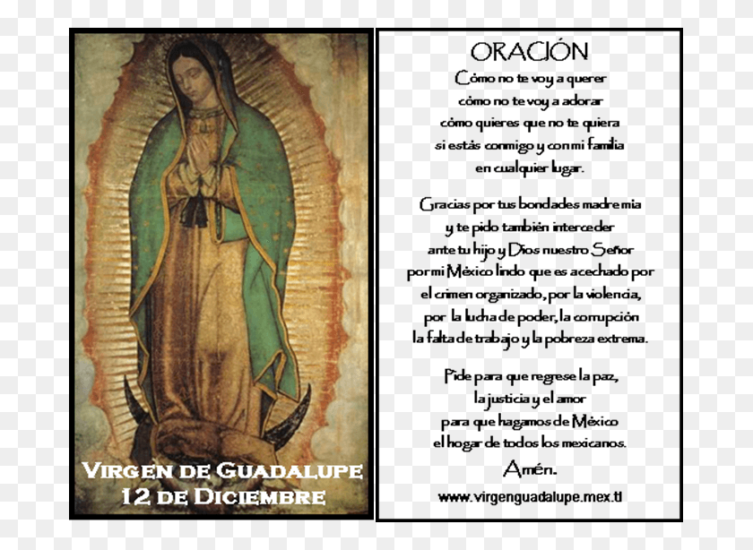 687x554 Mexicanos No Se Dejen Amedrentar Por El Mal Basilica Of Our Lady Of Guadalupe, Worship, Prayer HD PNG Download