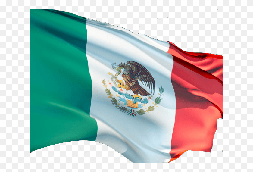 640x511 Png Флаг Мексики Флаг Мексики, Символ, Птица, Животное Png Скачать