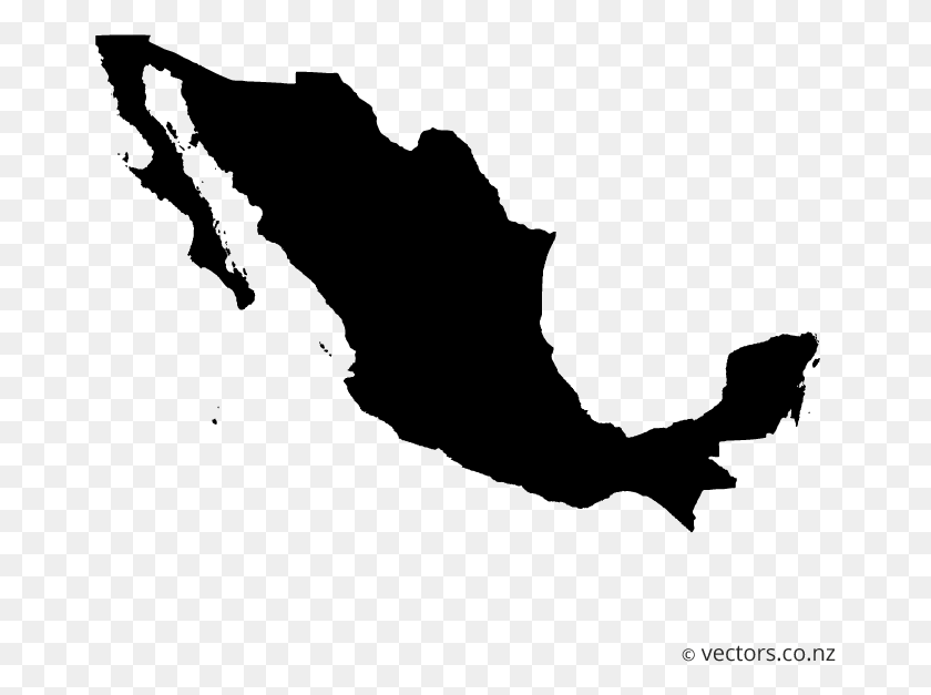 669x567 Mexico Map Transparent Background Mexico Map Vector, Gray, World Of Warcraft HD PNG Download
