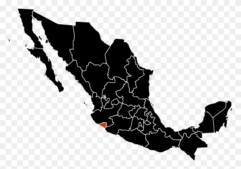 2000x1360 Мексика Мапа Мапа Мексика Редактируемая Powerpoint, Карта, Диаграмма, На Открытом Воздухе Hd Png Скачать