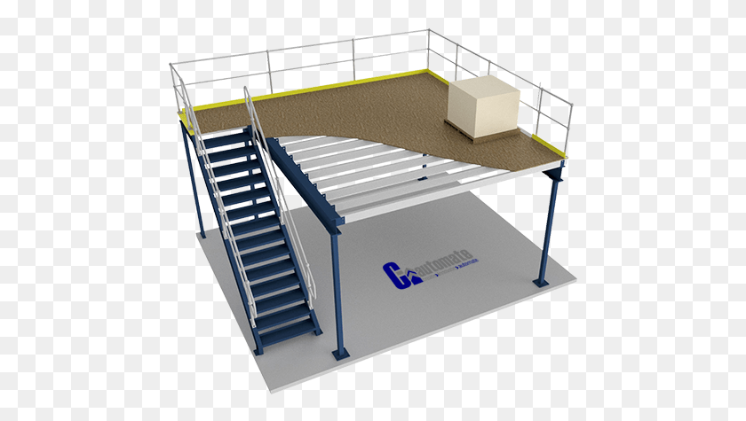 461x415 Mezzanine Floor Mezzanine, Handrail, Banister, Staircase HD PNG Download
