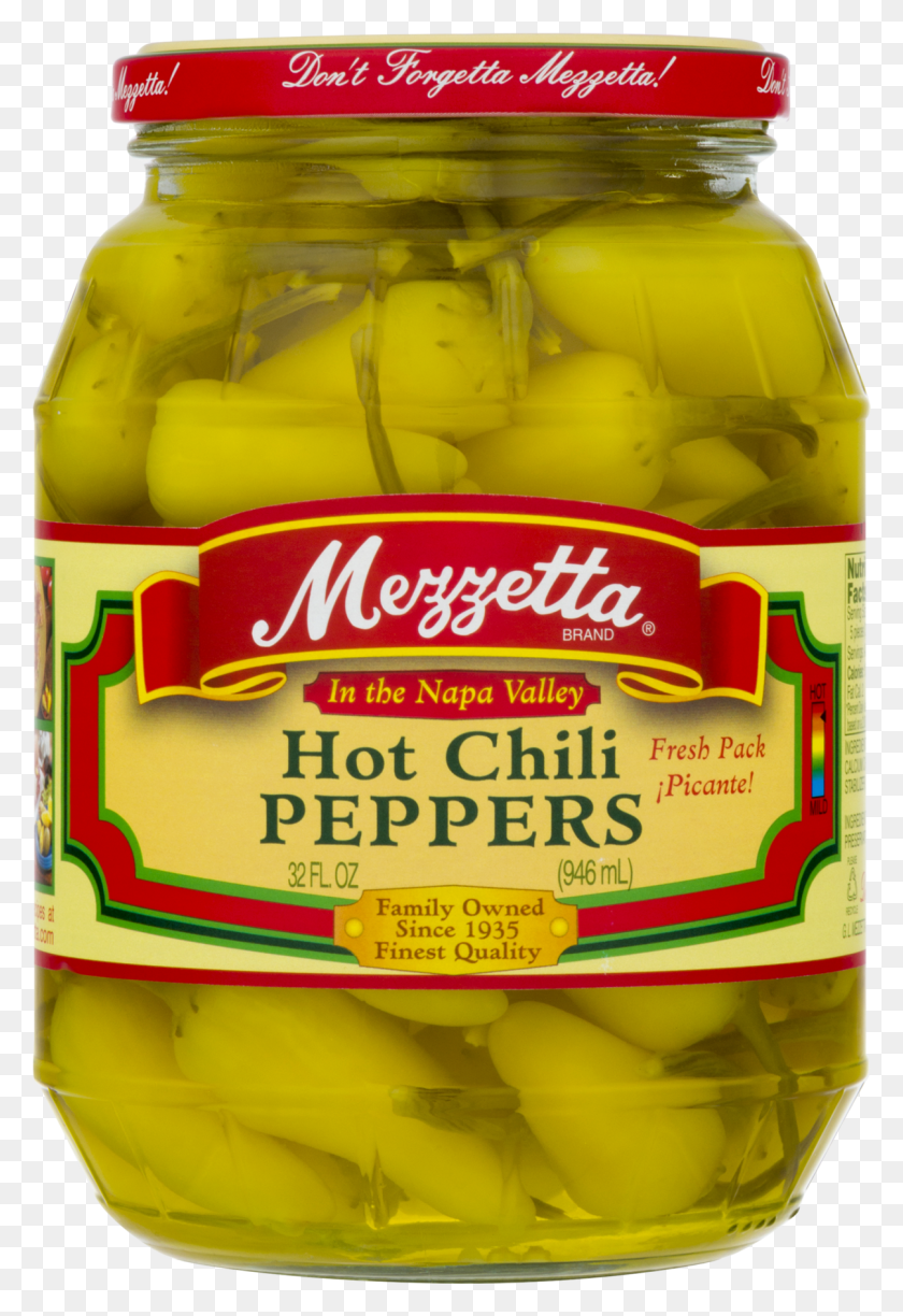 1206x1801 Descargar Png Mezzetta Hot Chili Peppers, Alimentos, Pickle Hd Png