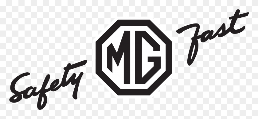 2789x1183 Mg Safety Fast Logo Mg Safety Fast Logo, Symbol, Trademark, Hand HD PNG Download