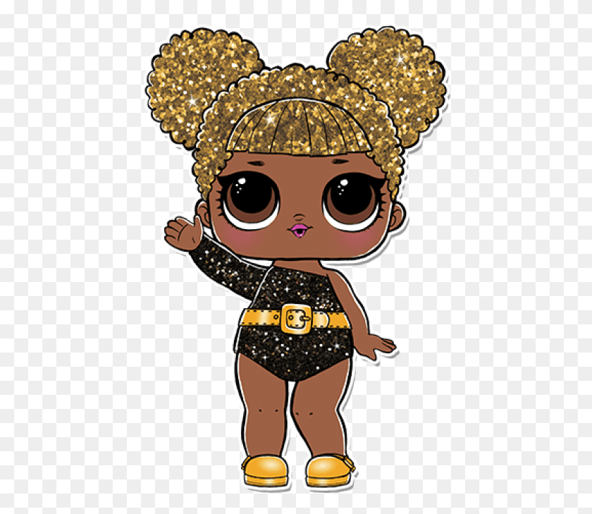 439x669 Mga Toy Entertainment Series Queen Doll Lol Clipart Lol Glitter Queen Bee, Elf, Advertisement HD PNG Download