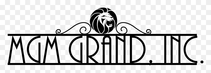 2275x677 Mgm Grand Logo Прозрачное Животное, Серый, World Of Warcraft Hd Png Скачать