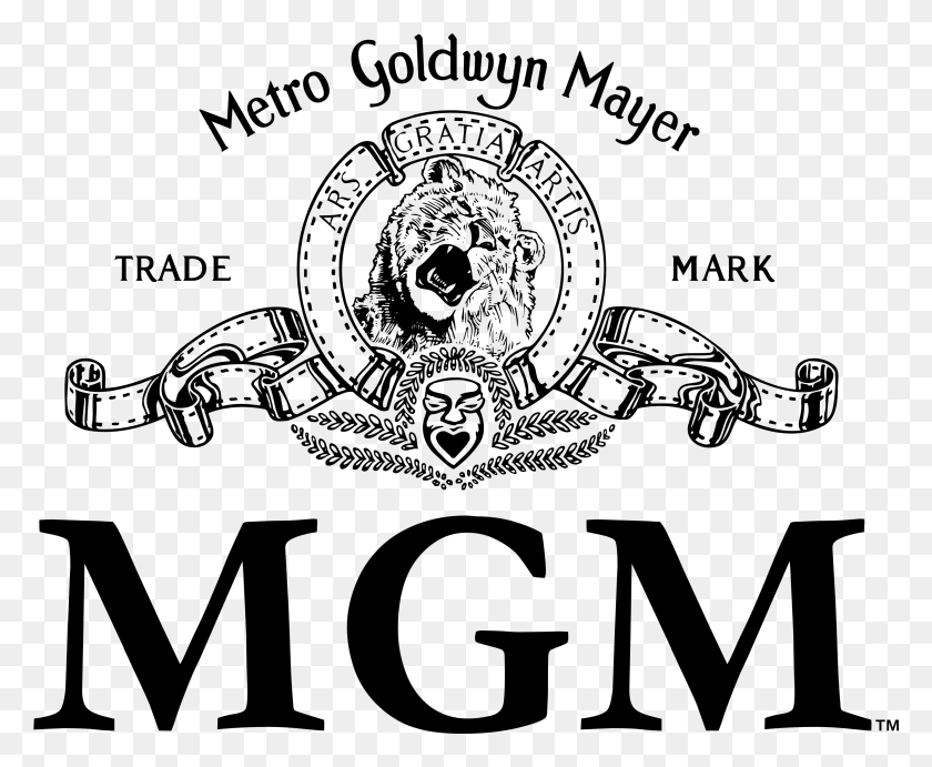 3001x2428 Mgm Logo Metro Goldwyn Mayer Vector, Gray, World Of Warcraft HD PNG Download