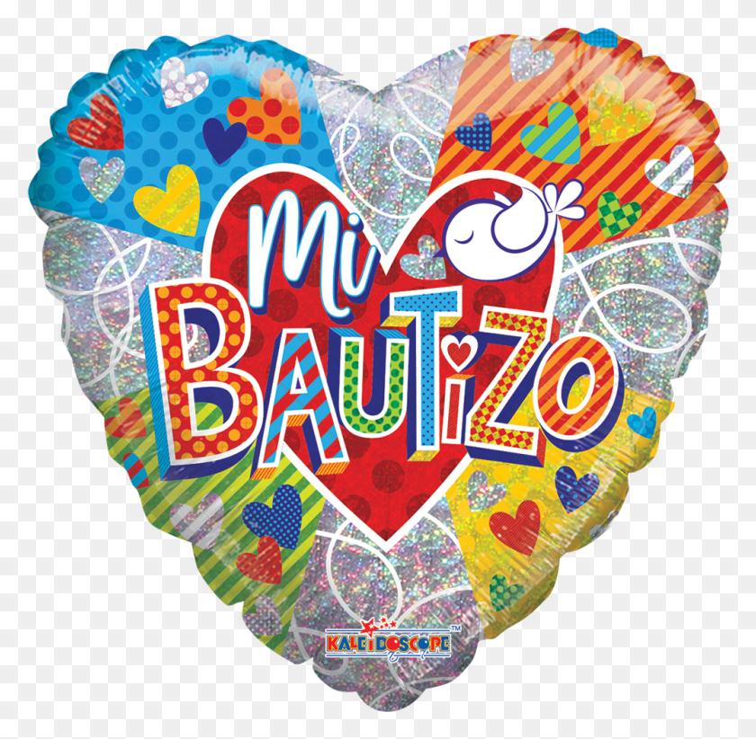 1000x977 Mi Bautizo Colorido Balloon, Diaper, Text, Label HD PNG Download