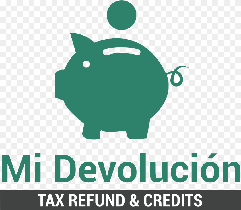 1570x1369 Mi Devolucion Tax Refund Amp Credits Logo, Piggy Bank, Animal, Mammal, Pig Transparent PNG