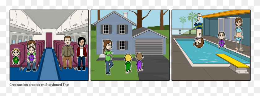 1145x368 Mi Familia Storyboard, Housing, Building, Person HD PNG Download