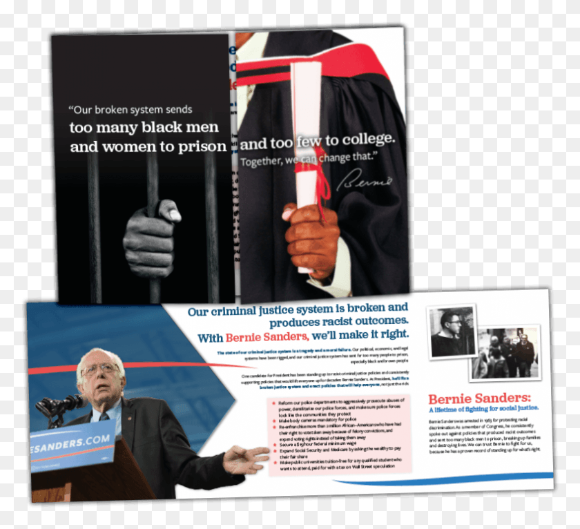 788x714 Mi For Bernie Flyer, Person, Human, Advertisement HD PNG Download