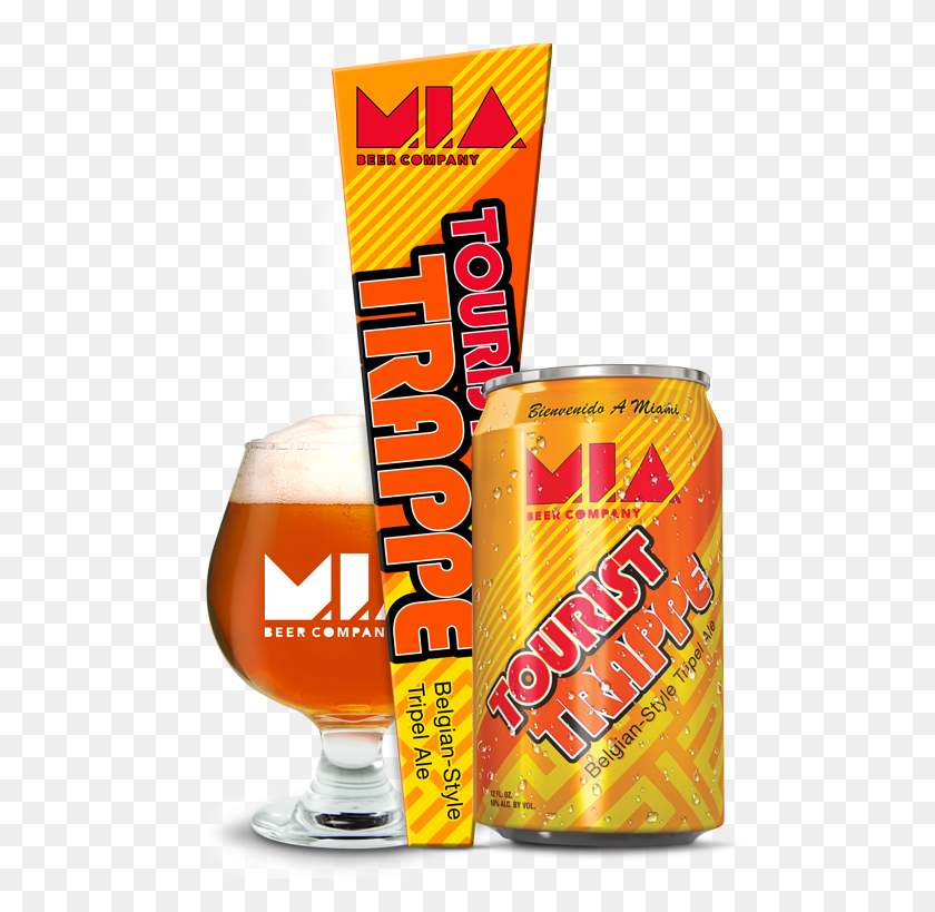 506x759 Mia Beer Co Tourist Trappe Tripel Mia Beer Tourist Trappe, Glass, Beverage, Drink HD PNG Download
