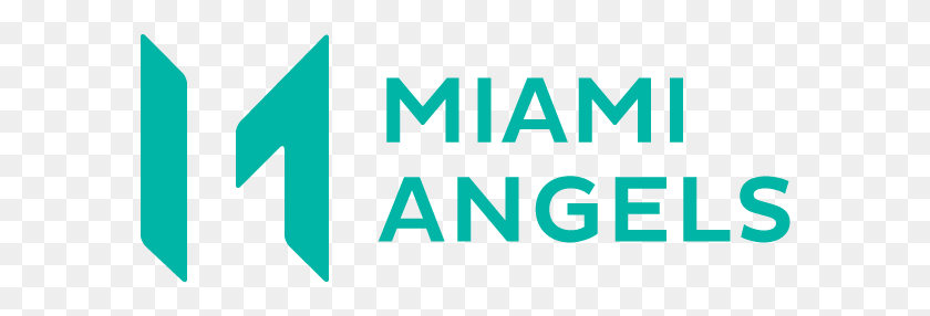 588x226 Miami Angels Logo Teal Graphic Design, Word, Text, Alphabet HD PNG Download